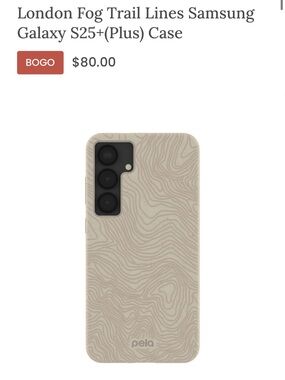 Pela Samsung Galaxy S25+ London Fog Phone Case